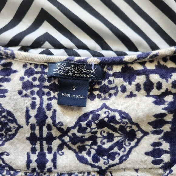 Blue and white lucky brand dress - Picture 4 of 5
